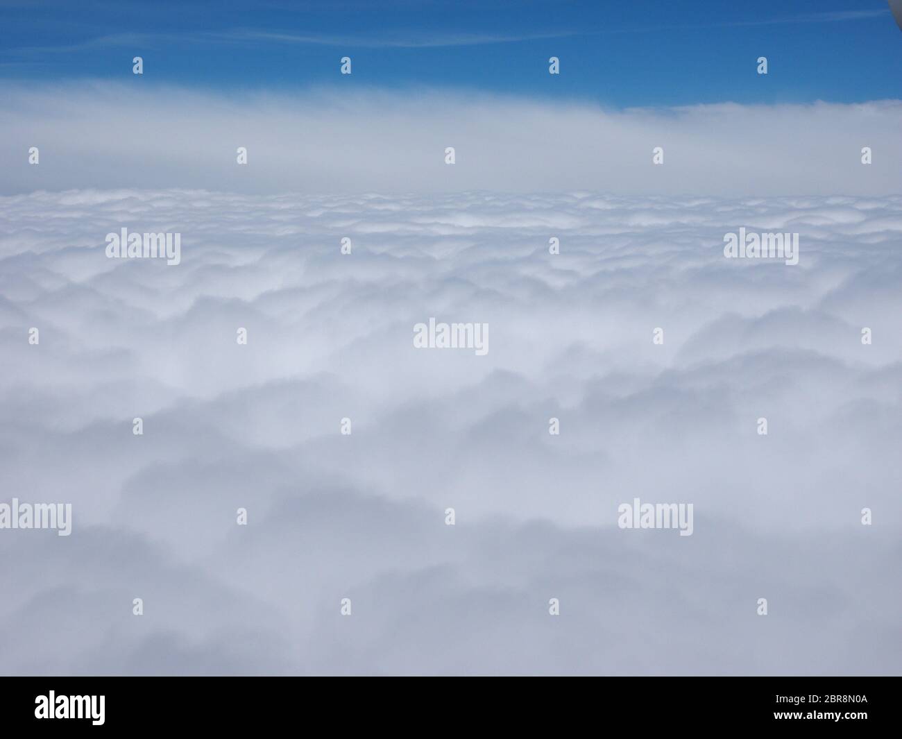 aerial view of blue sky with clouds useful as a background Stock Photo ...