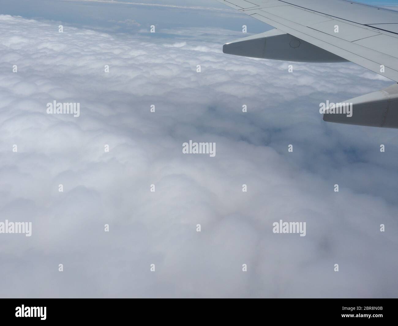 aerial view of blue sky with clouds useful as a background Stock Photo ...