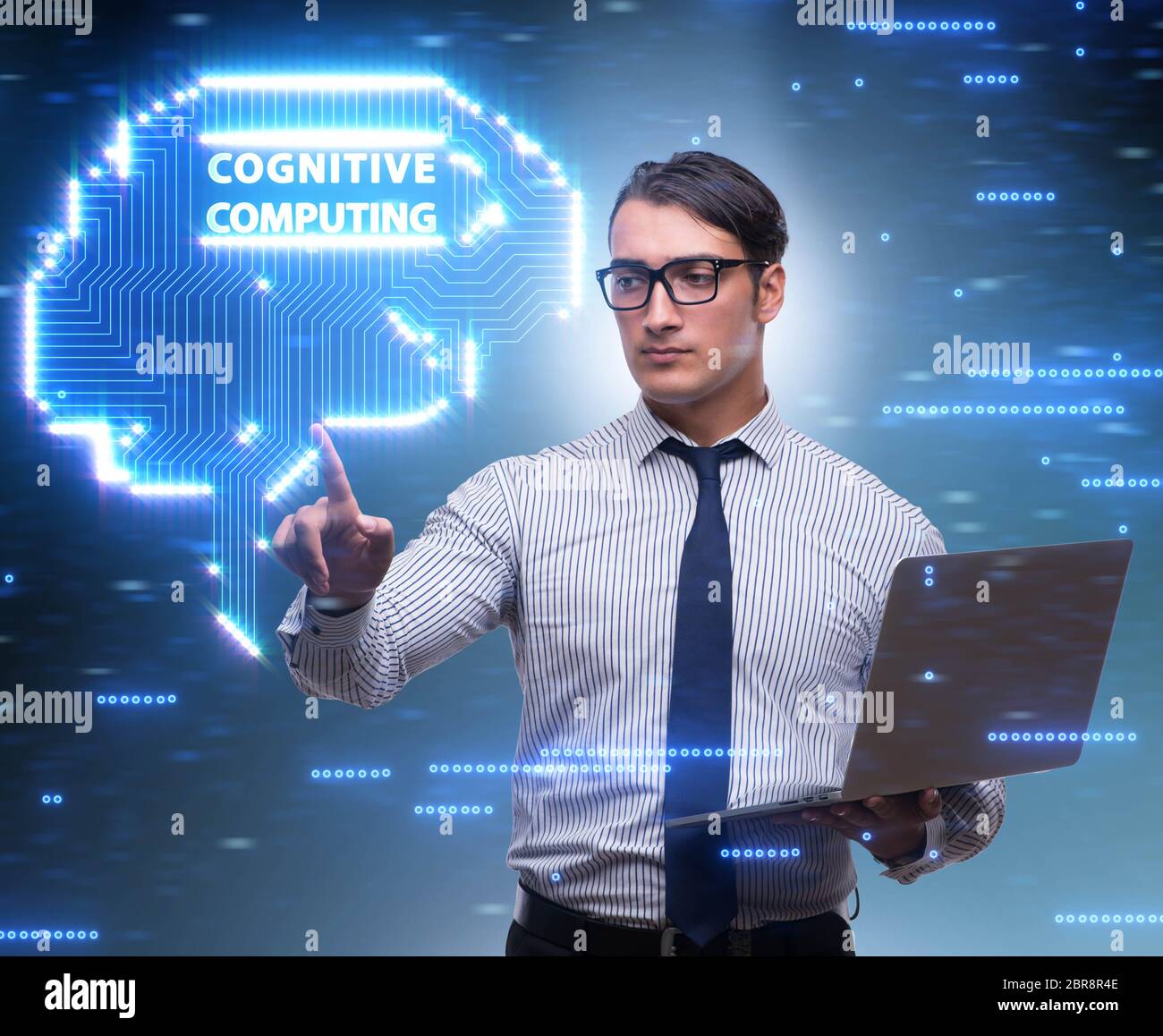 The cognitive computing concept as modern technology Stock Photo - Alamy