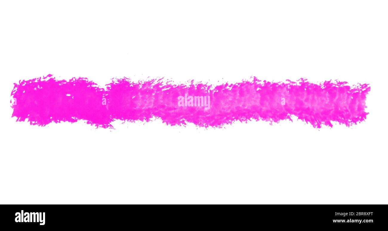 Dirty Pin Color Dirty pink paintbrush stroke banner - Hand painted with paintbrush ...