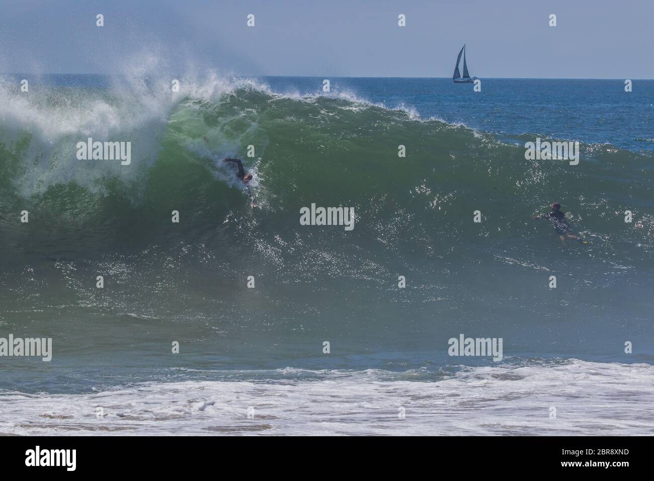 Bodysurfing Newport Beach High Resolution Stock Photography and Images