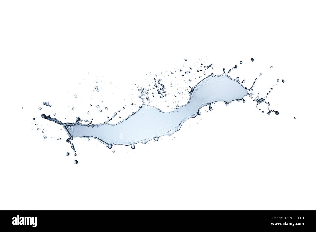 Closeup shot of water splash isolated on white background Stock Photo ...