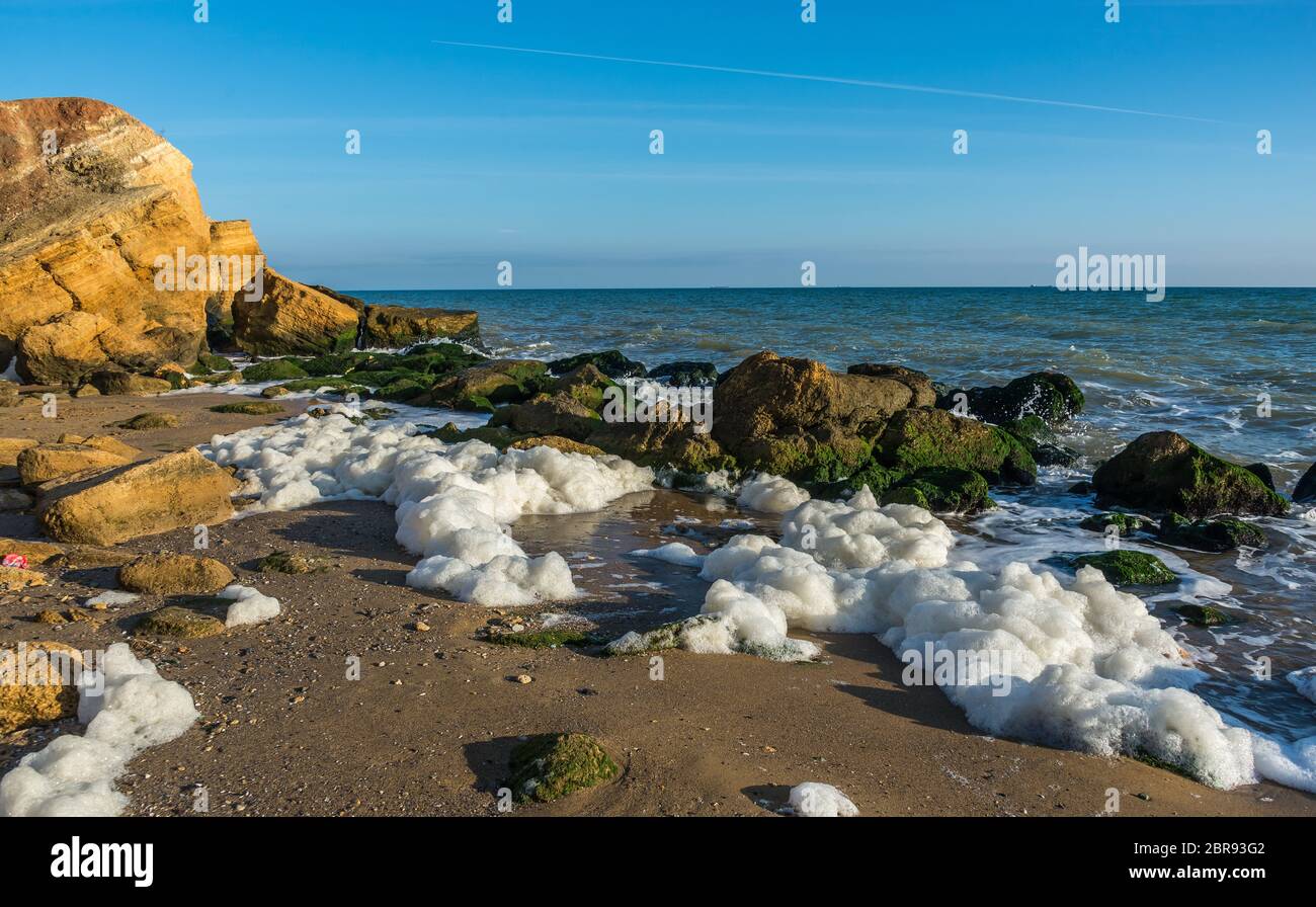 Deserted Black Sea Coast on a Fall Day Stock Photo - Alamy
