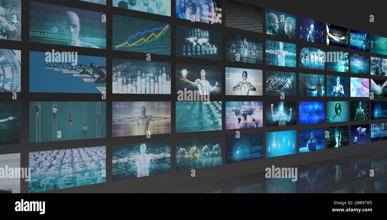 Video Analytics Technology and Content Analysis Concept Stock Photo Alamy