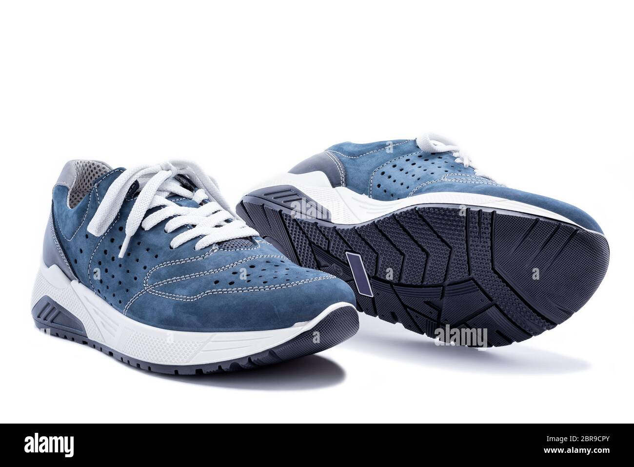 light blue athletic shoes