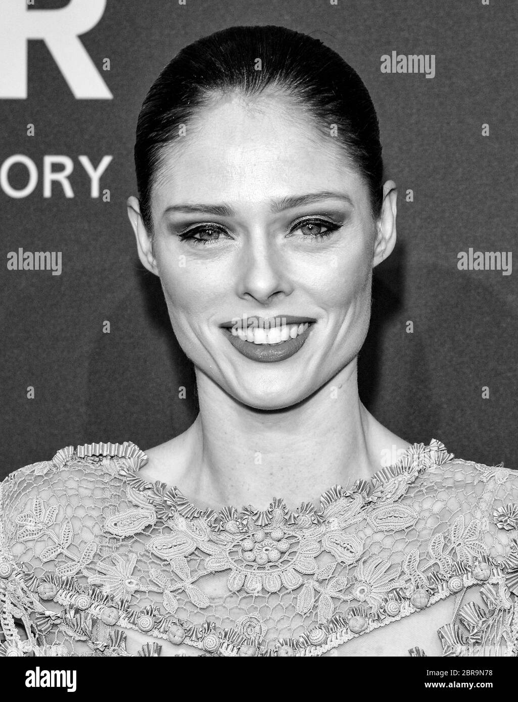 Coco Rocha First Comp Card Coco rocha black Black and White Stock Photos & Images - Alamy