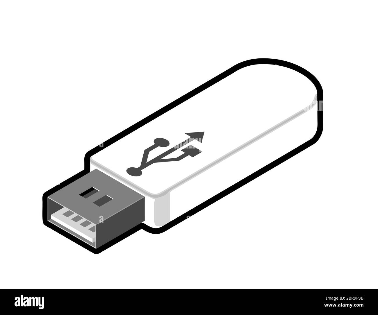 Usb pen drive Black and White Stock Photos & Images Alamy