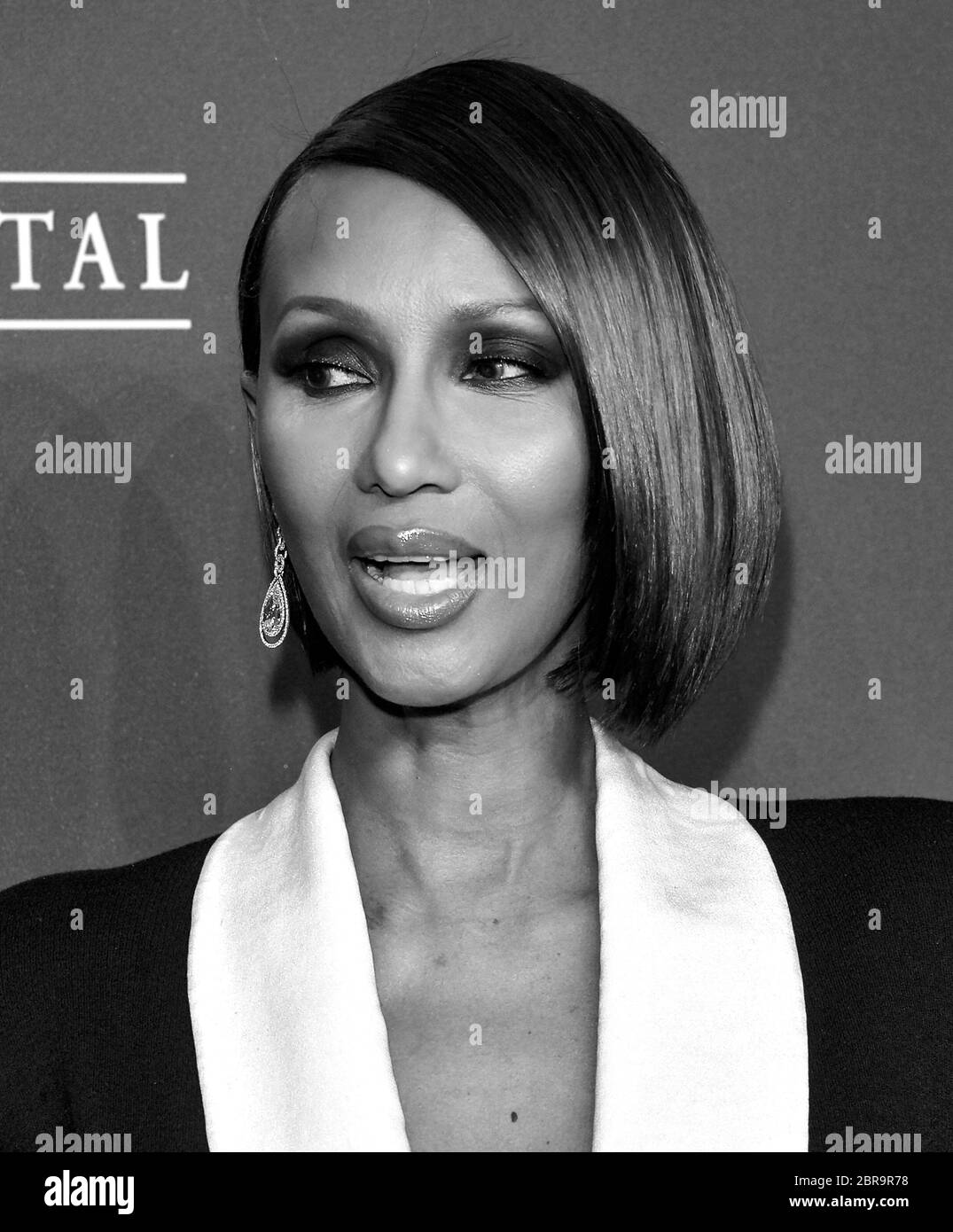 Iman model Black and White Stock Photos & Images Alamy