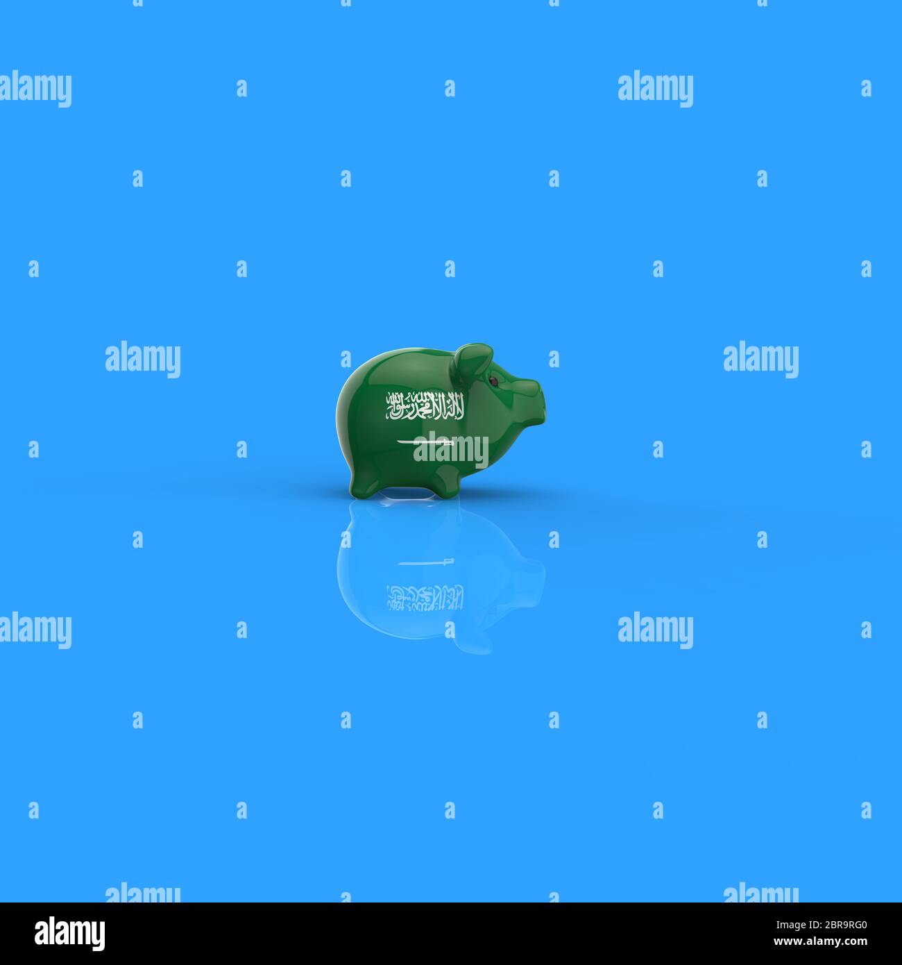 Piggy bank - 3D Illustration Stock Photo - Alamy