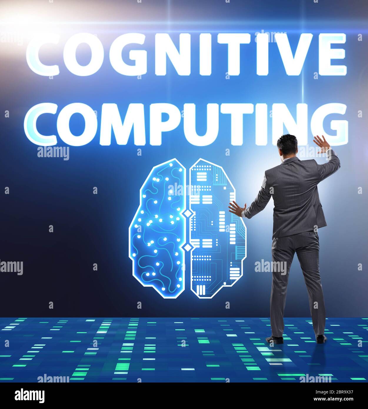 The cognitive computing concept as modern technology Stock Photo - Alamy