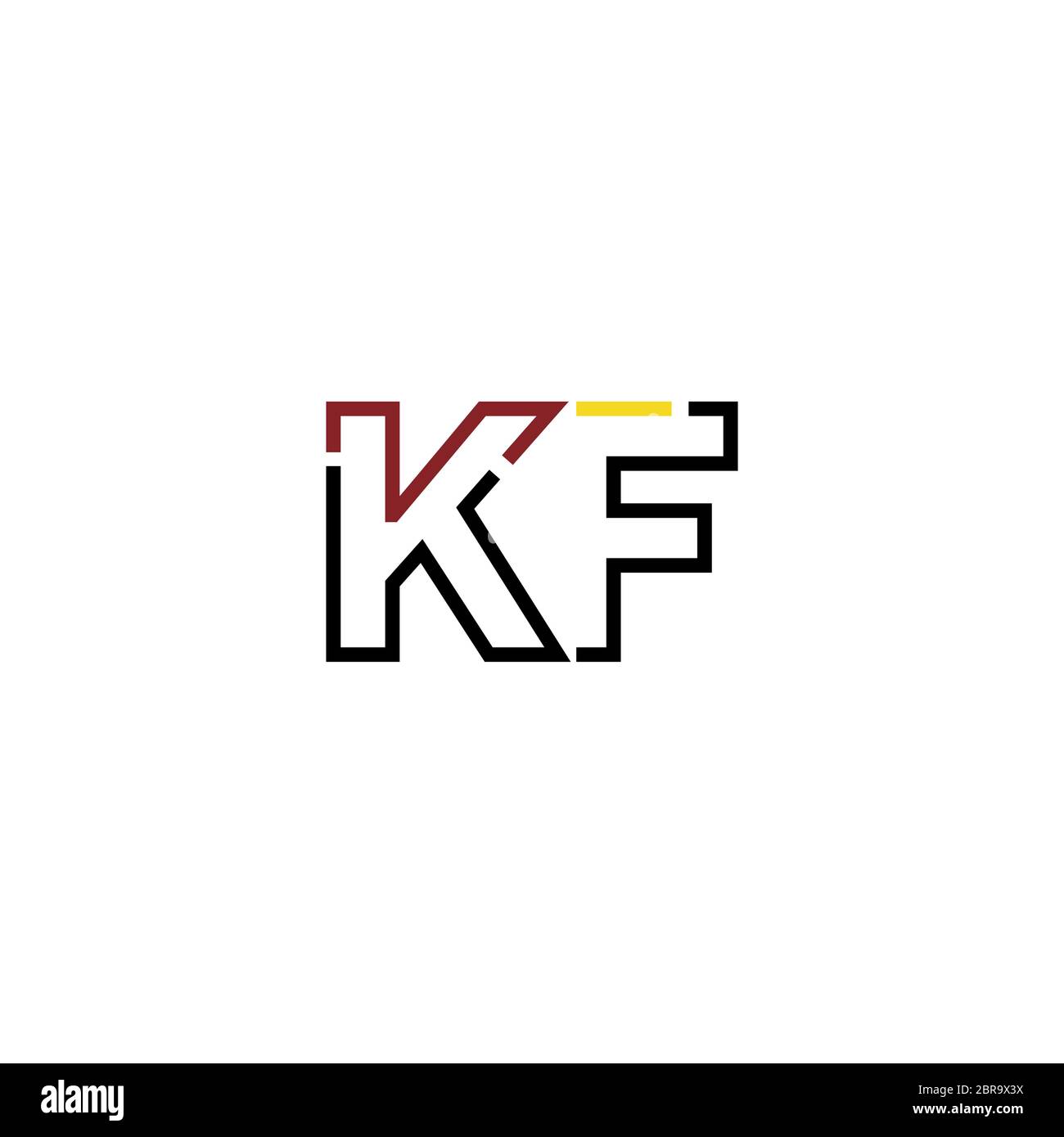 Letter kf logo hi-res stock photography and images - Alamy