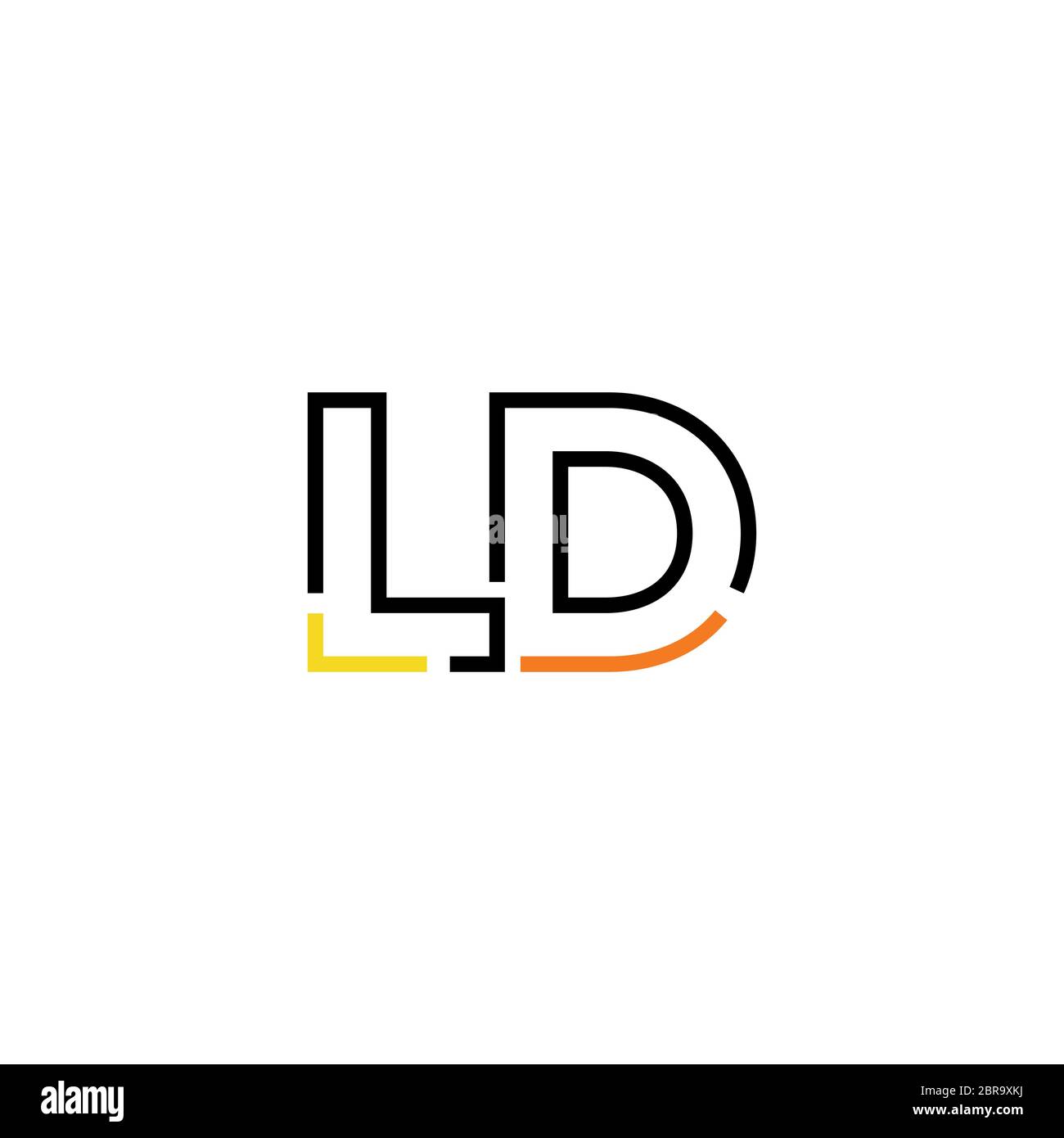 Letter ld logo hi-res stock photography and images Alamy