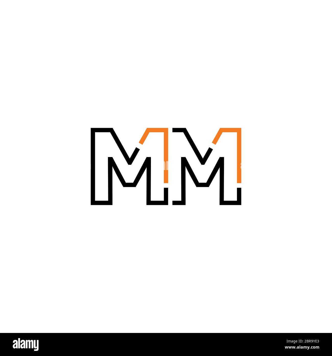 Letter mm logo hi-res stock photography and images - Alamy