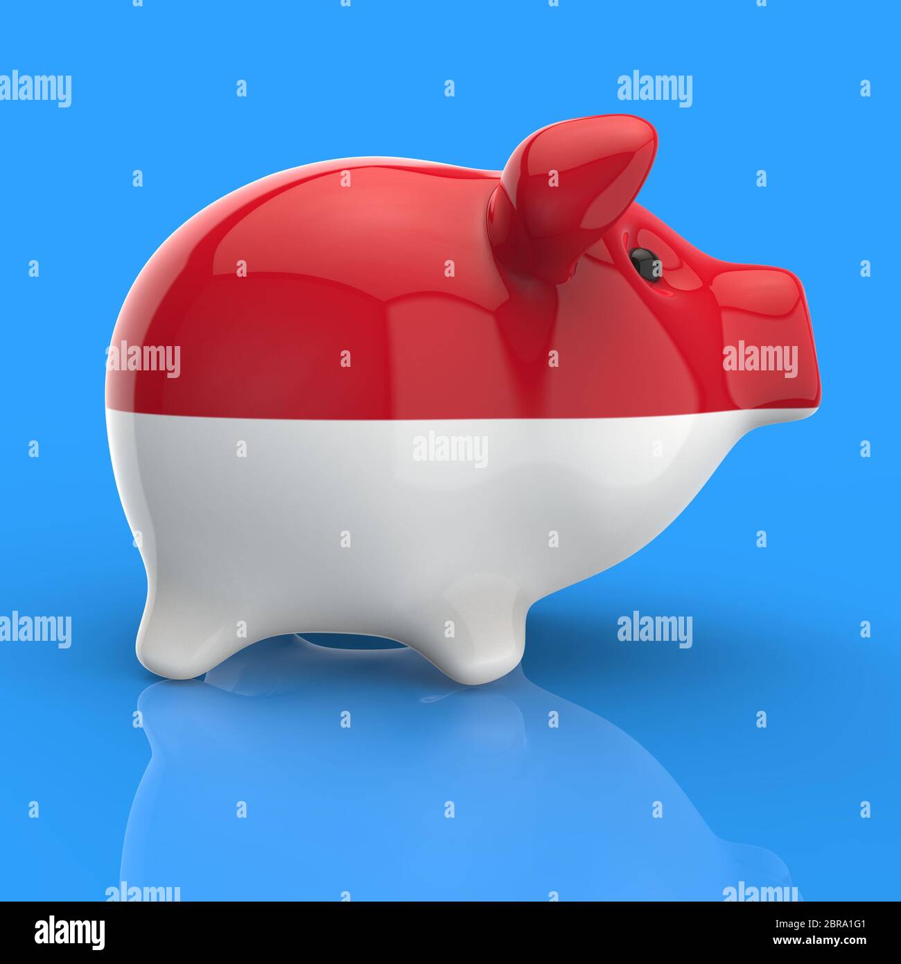 Piggy bank - 3D Illustration Stock Photo - Alamy