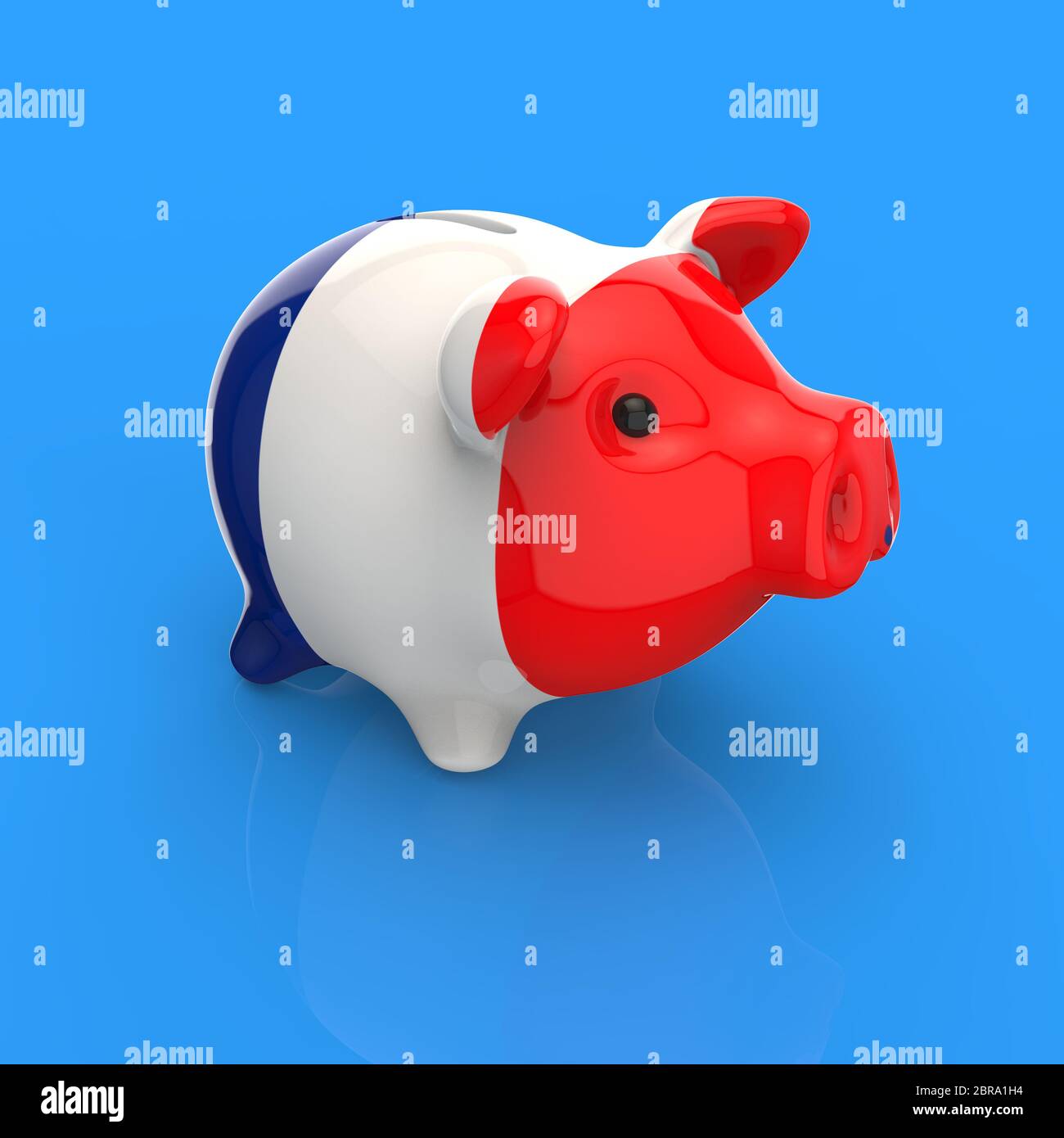 Piggy bank - 3D Illustration Stock Photo - Alamy