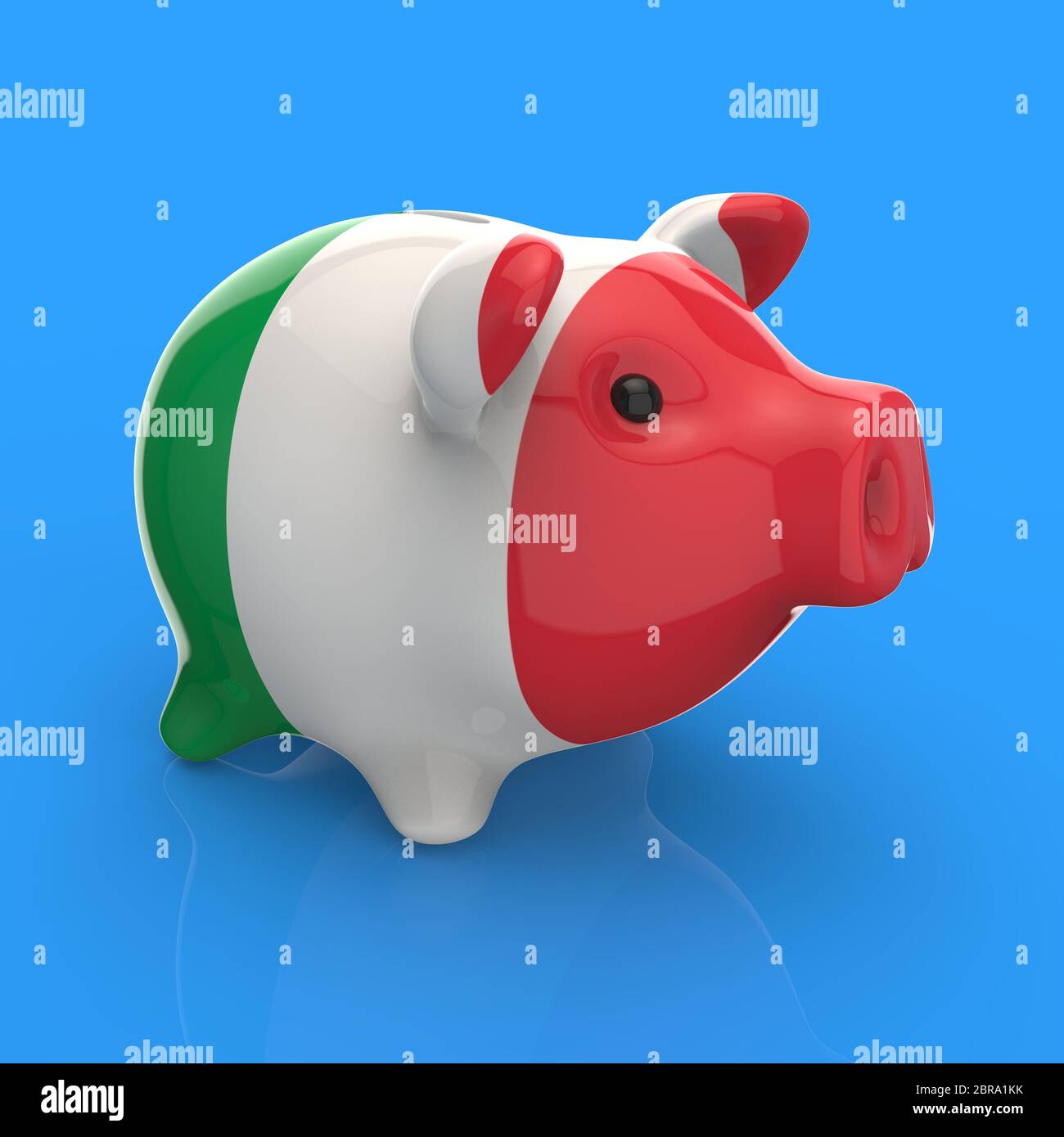 Piggy bank - 3D Illustration Stock Photo - Alamy
