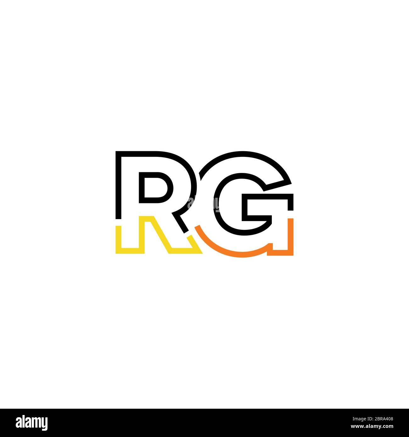 Rg alphabet Stock Vector Images Alamy
