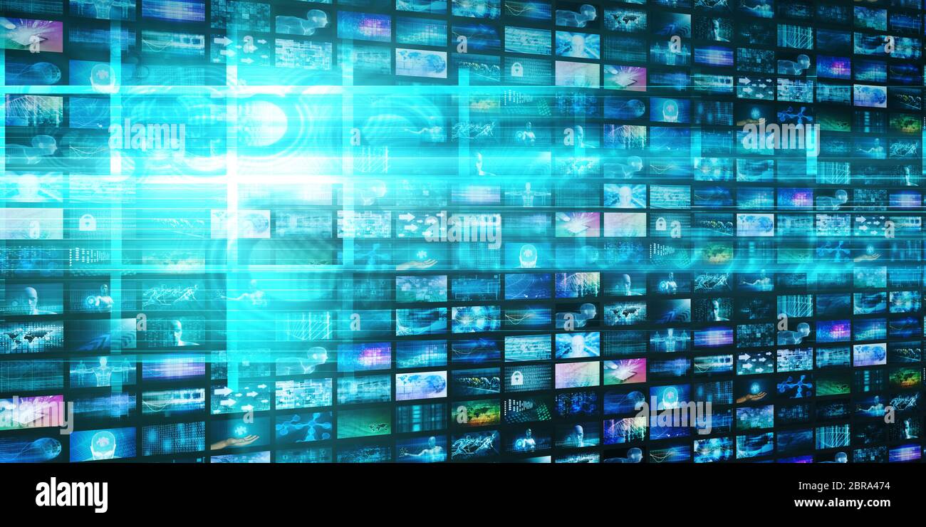 Entertainment Network Programming Technology Network System Connection for Entertainment Concept Stock ...