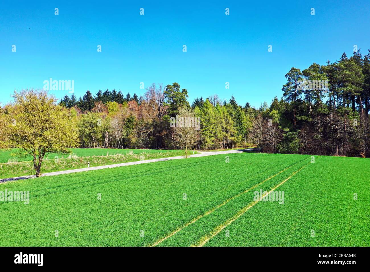 Aerial view road leads hi-res stock photography and images - Alamy