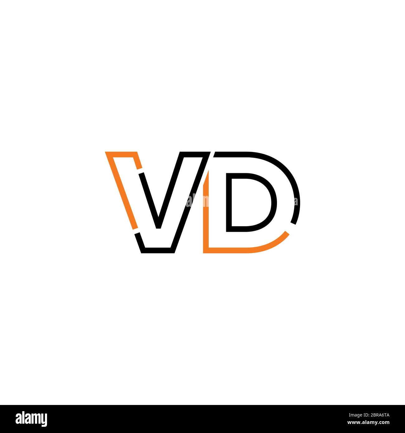 Letter vd vector vectors Cut Out Stock Images & Pictures Alamy