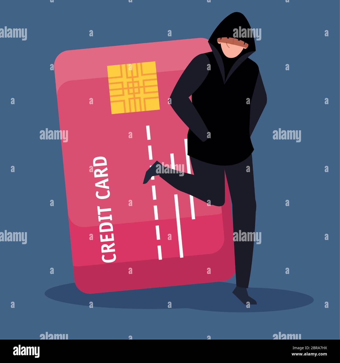 hacker with credit card icon Stock Vector Image & Art - Alamy