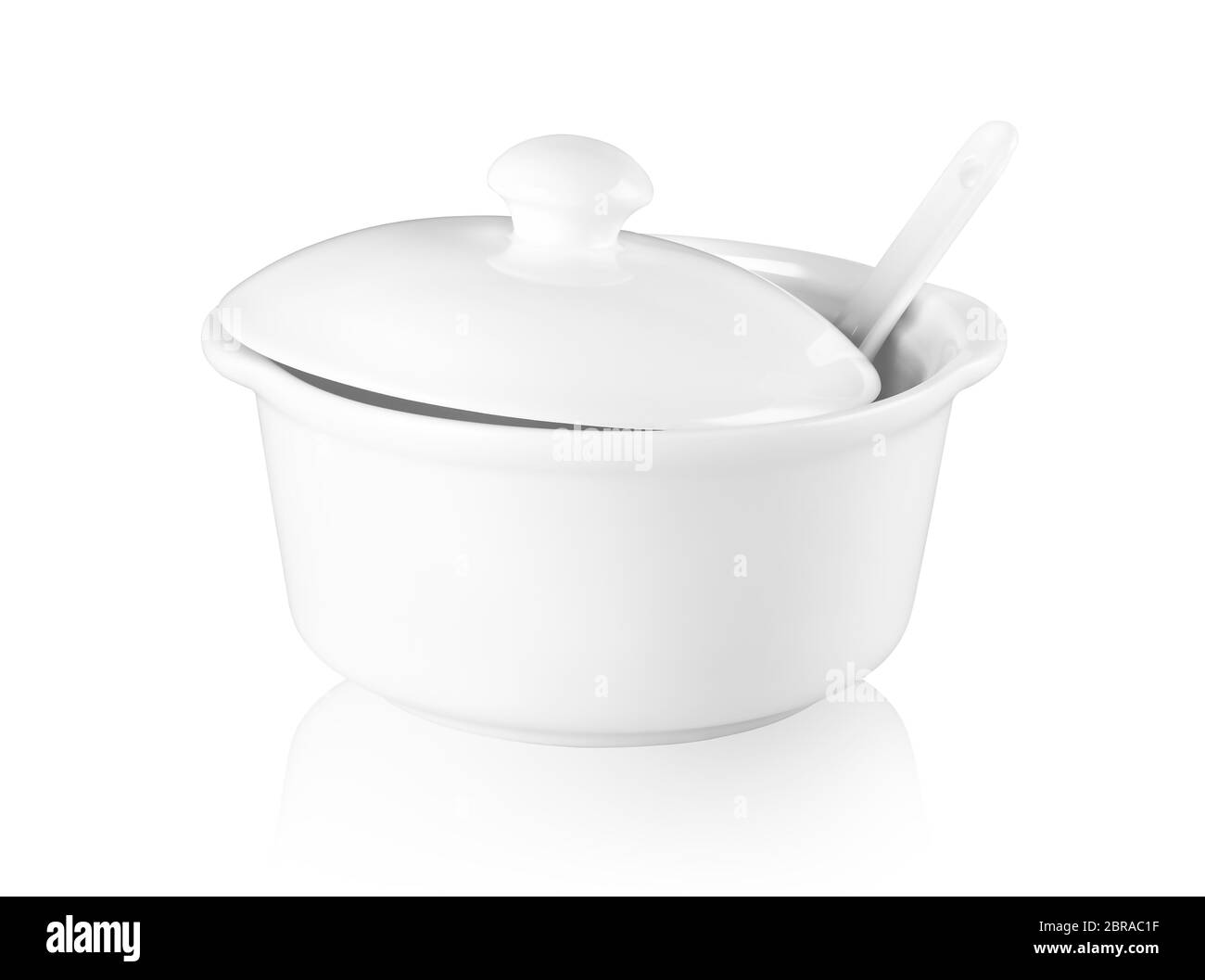 Ceramic tureen isolated on a white background Stock Photo Alamy