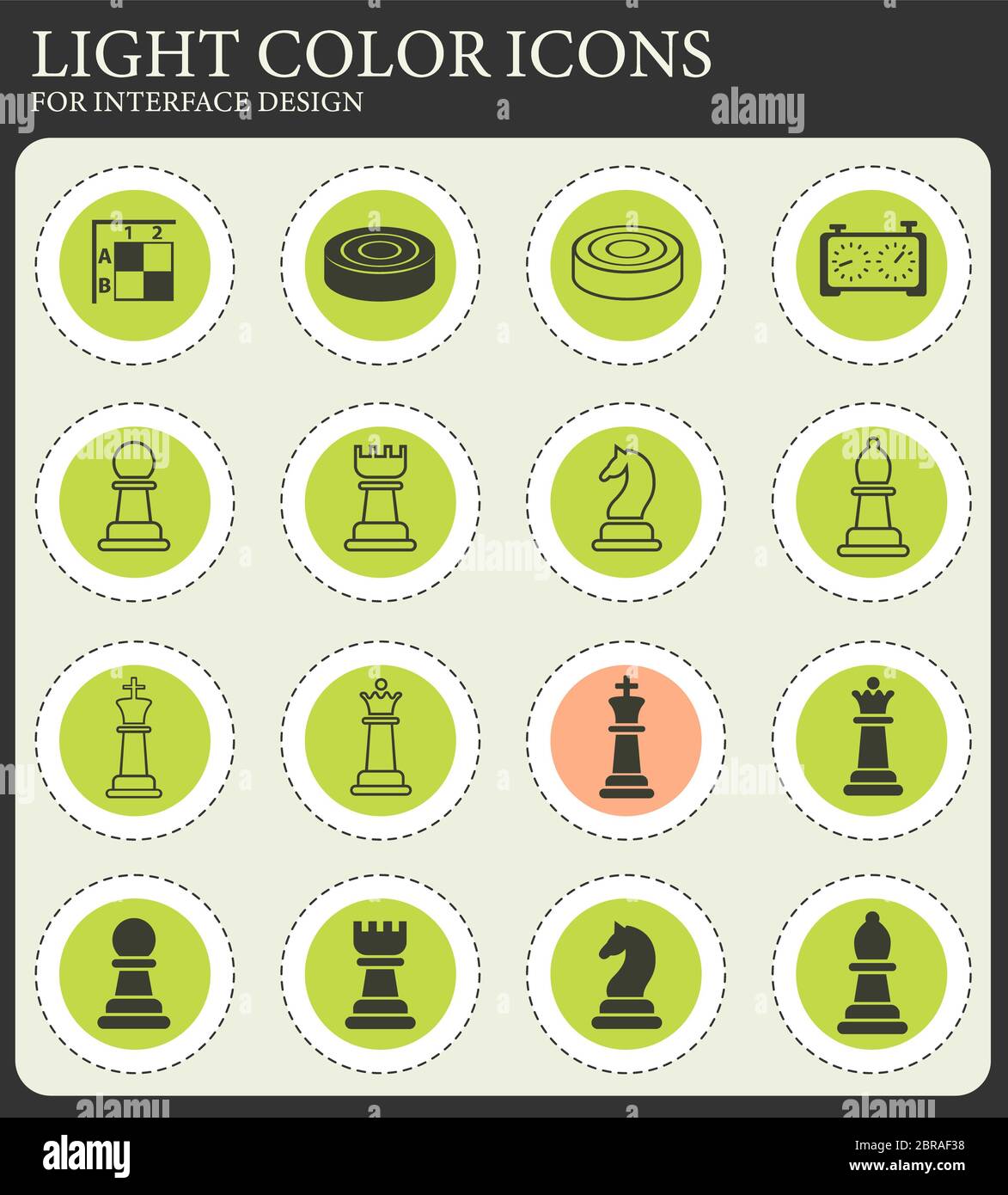 chess web icons for user interface design Stock Photo - Alamy