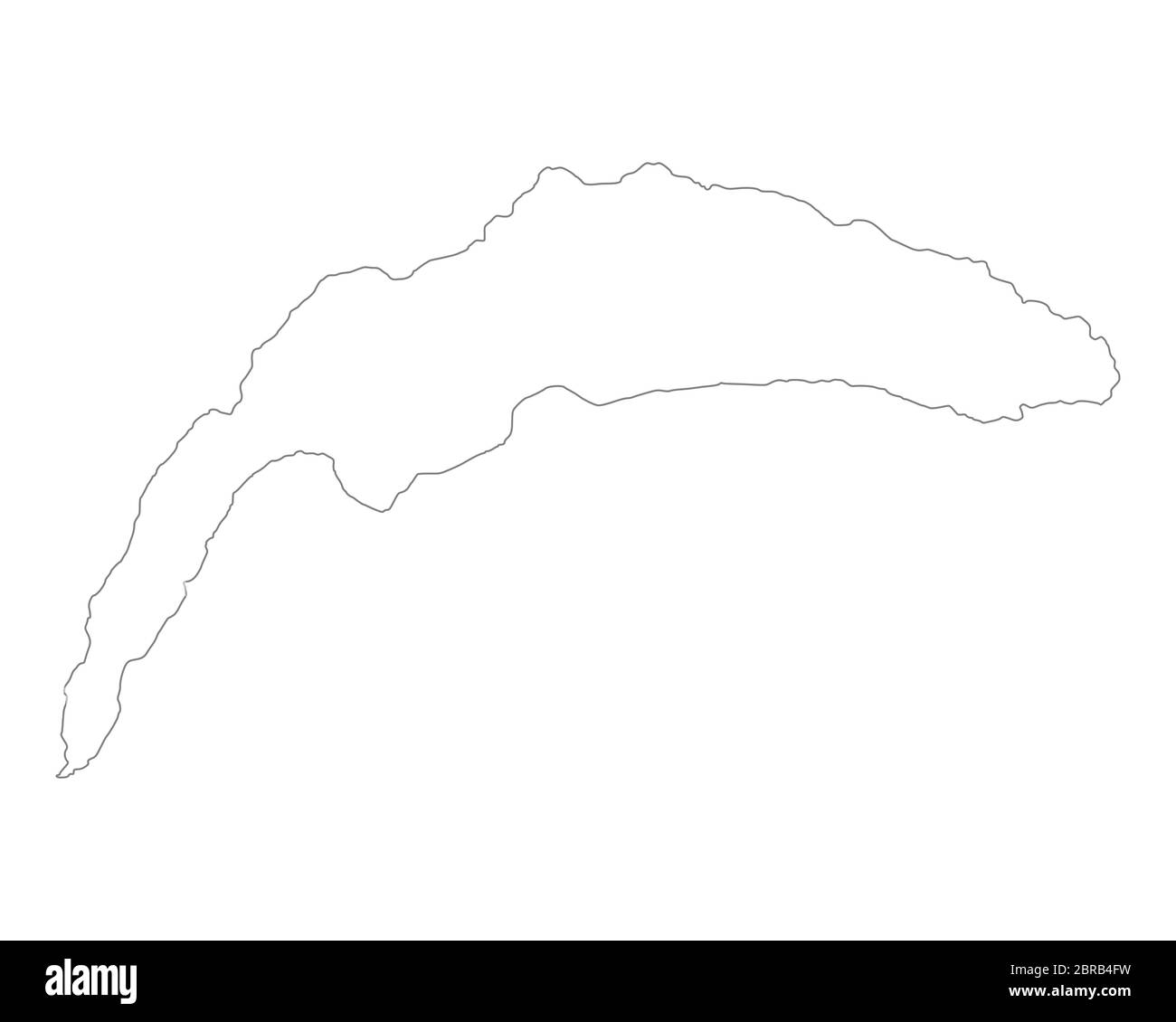 Map of Lake Geneva Stock Photo Alamy