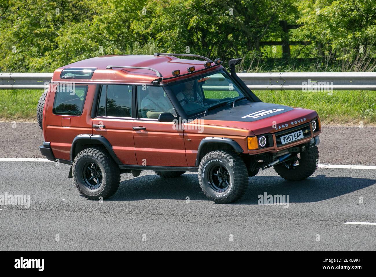 Orange Land Rover High Resolution Stock Photography And Images Alamy