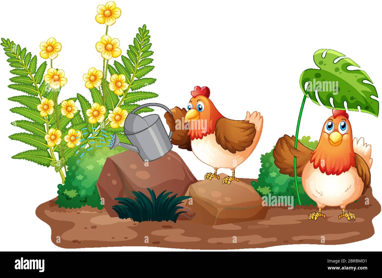 Farm theme background with farm animals illustration Stock Vector Image ...