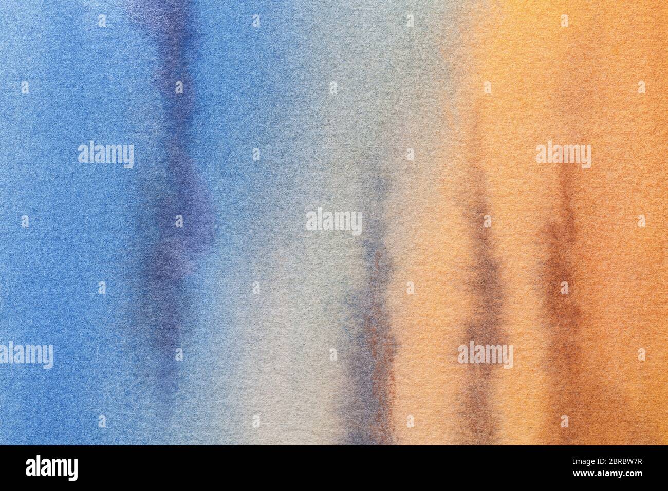 Abstract Art Background Light Blue And Orange Colors Multicolor