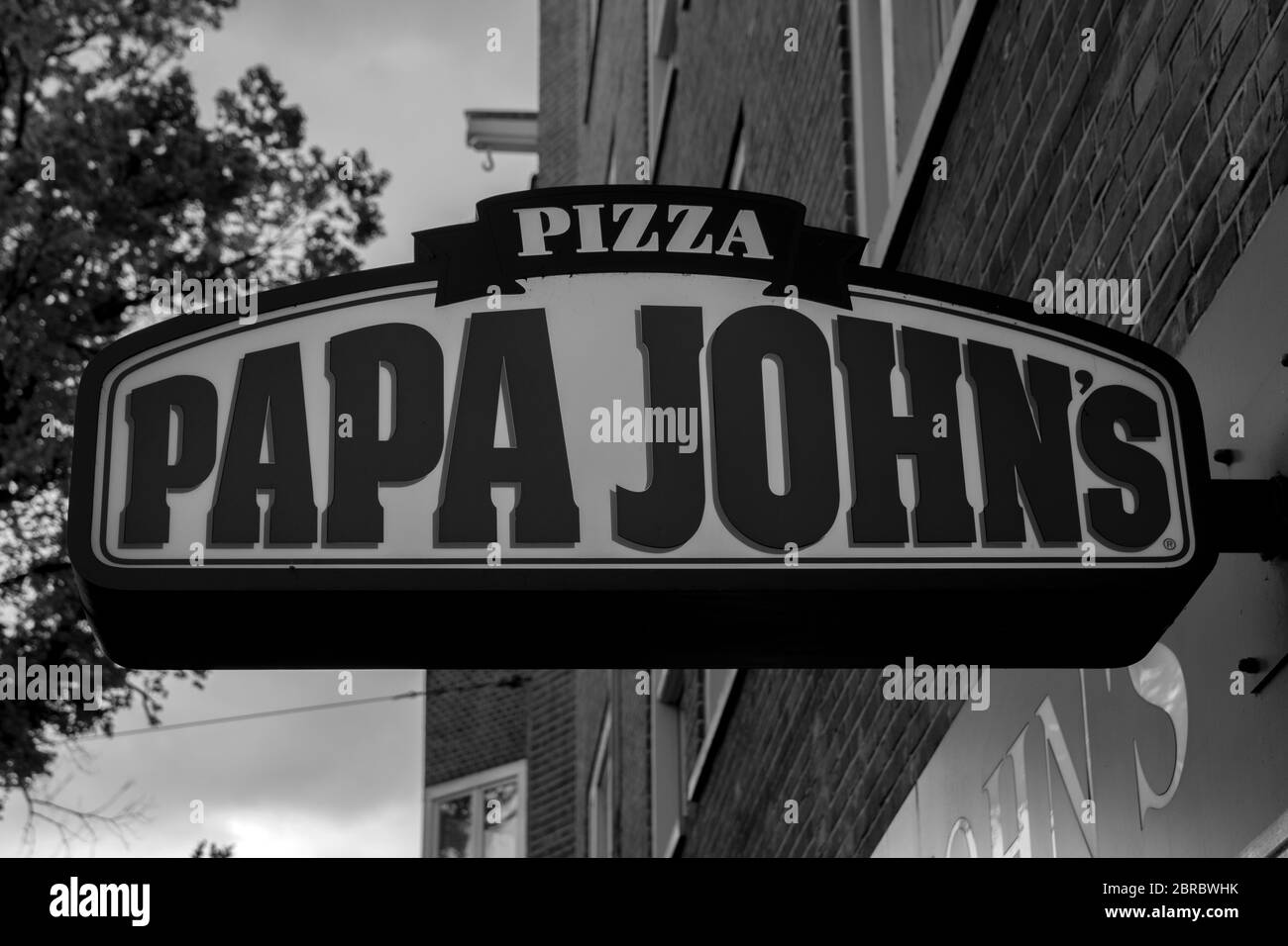 Billboard From Papa John's At Amsterdam East The Netherlands 14 May 2020 Stock Photo