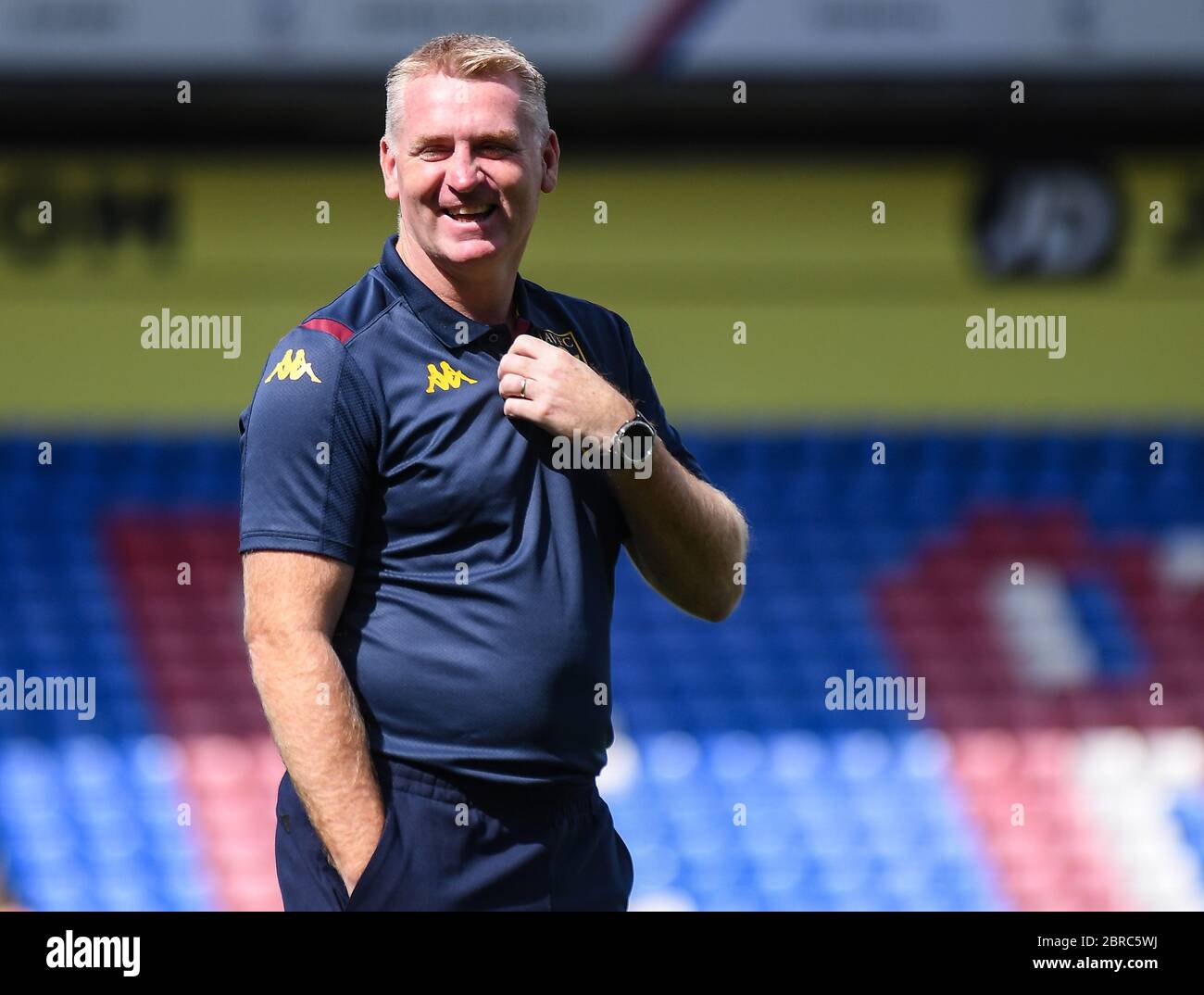 LONDON, ENGLAND - AUGUST 31, 2019: Villa manager Dean Smith pictured ahead of  the 2019/20 Premier League game between Crystal Palace FC and Aston Villa FC at Selhurst Park. Stock Photo