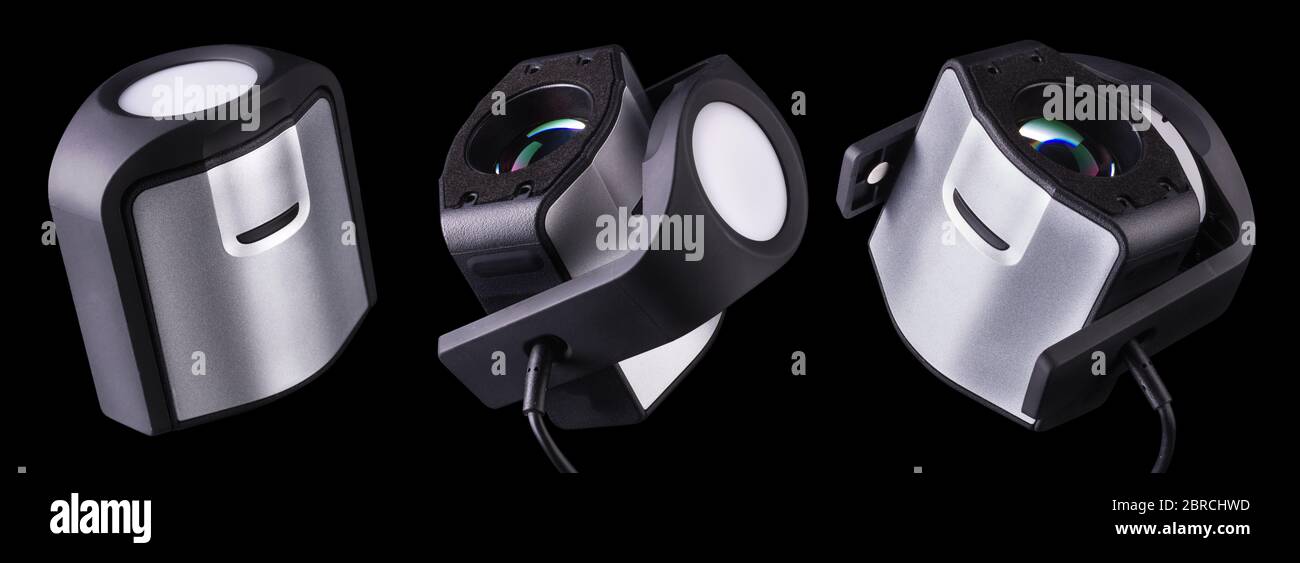 Set of colorimeter profiling computer monitor or color calibration tool Stock Photo Alamy