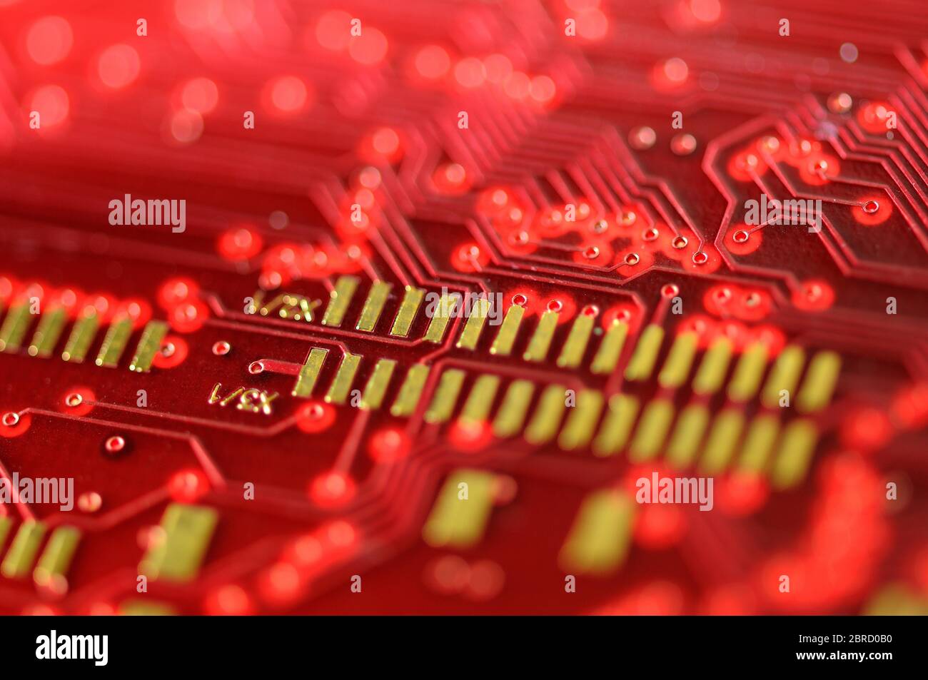 Printed circuit board, Germany Stock Photo