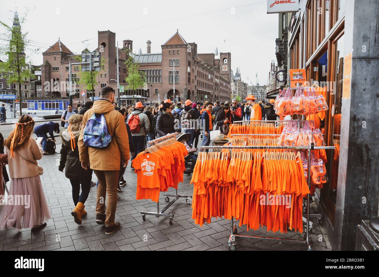 King's Day Koningsdag on April 27 in the Netherlands