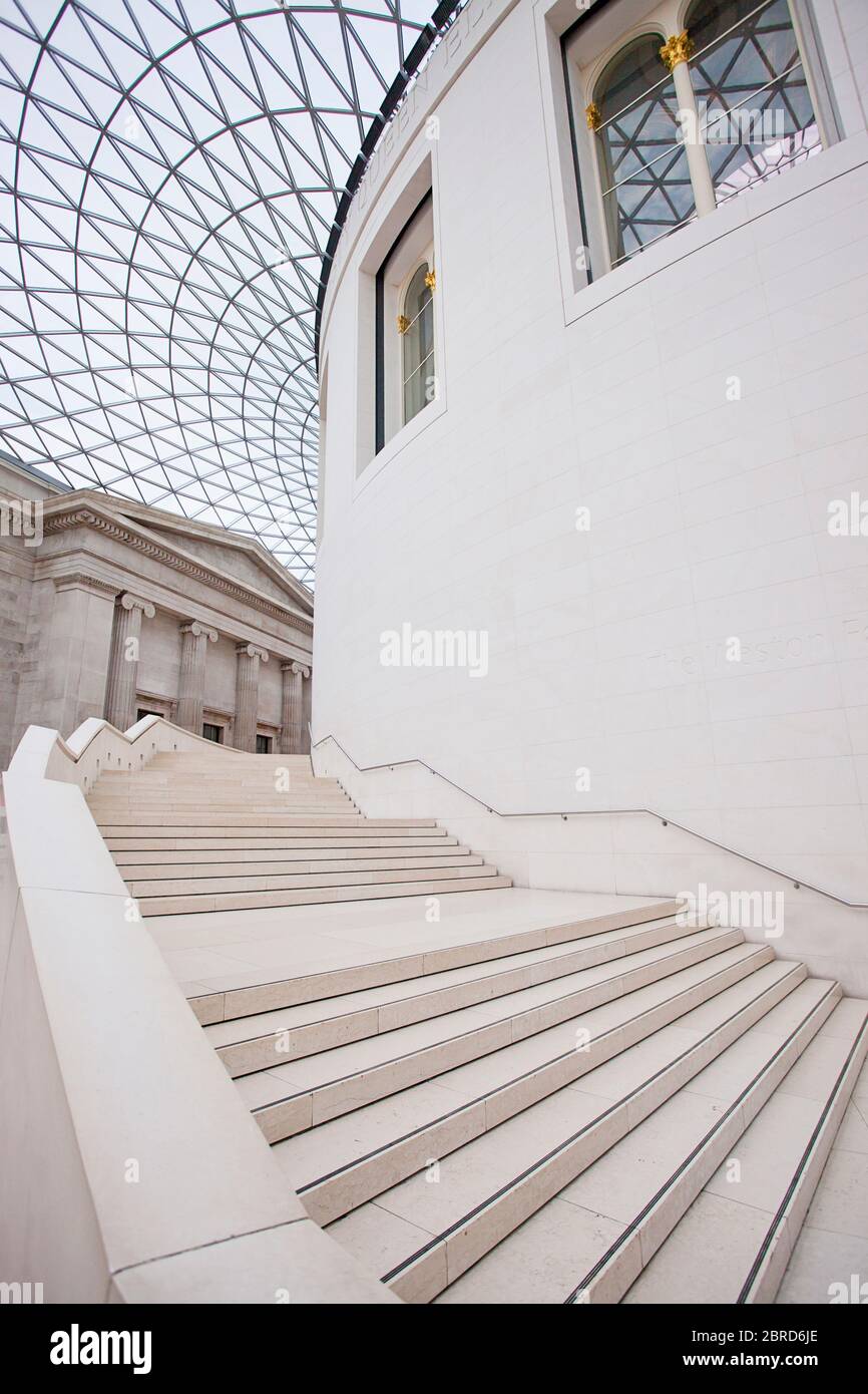 Exquisite interior of The British Museum Stock Photo