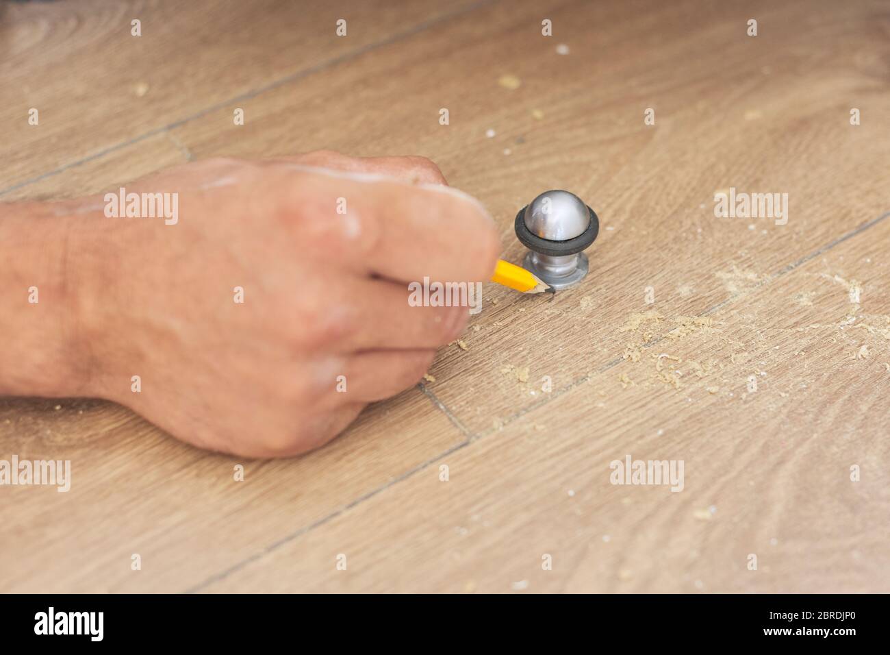 Construction and repair, doorstop, installation of door stop tools on