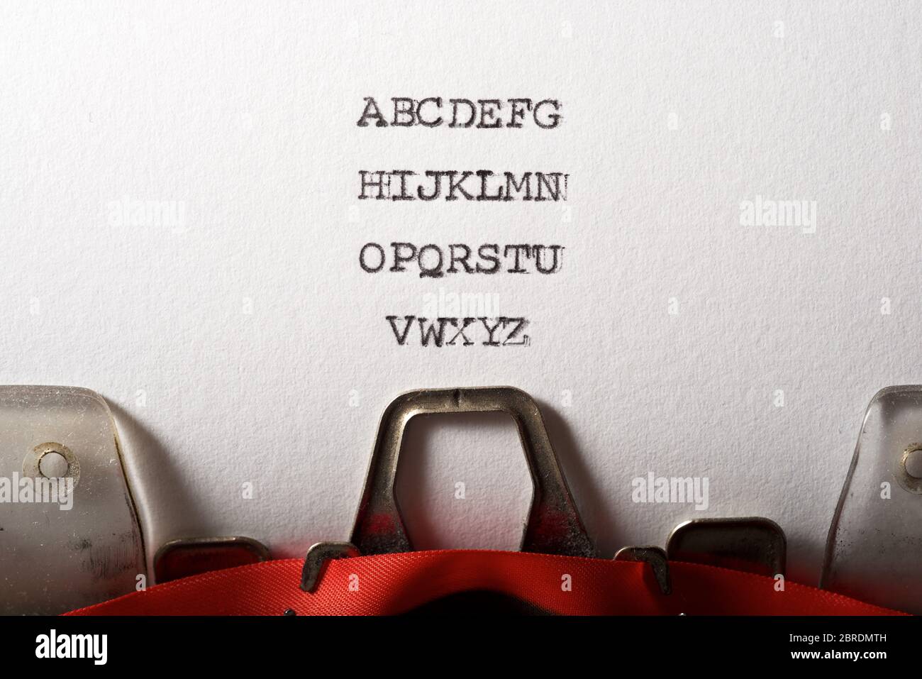 Letter Using A Type Writer Typed Alphabet High Resolution Stock Photography and Images - Alamy