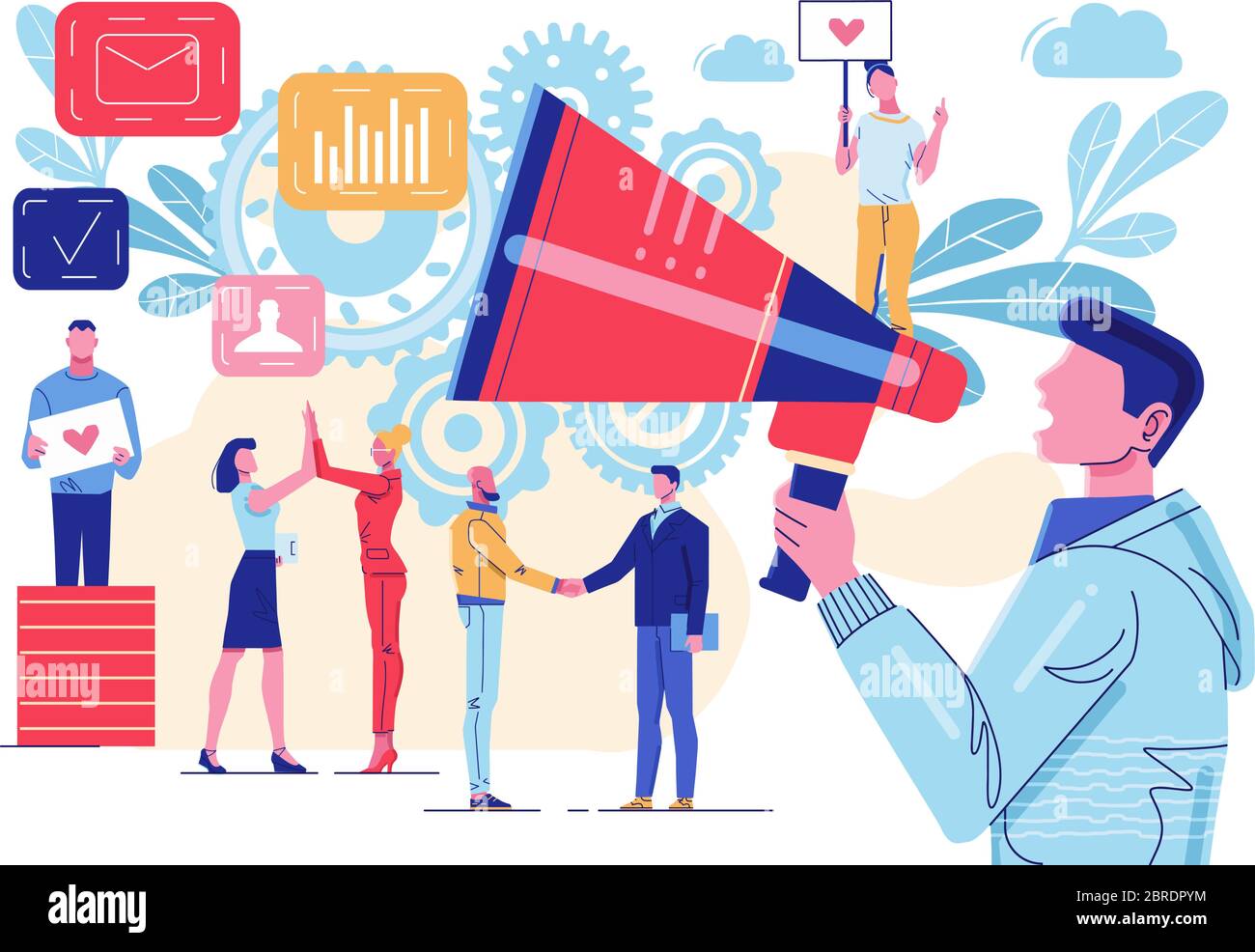 Influencer potential Stock Vector Images - Alamy