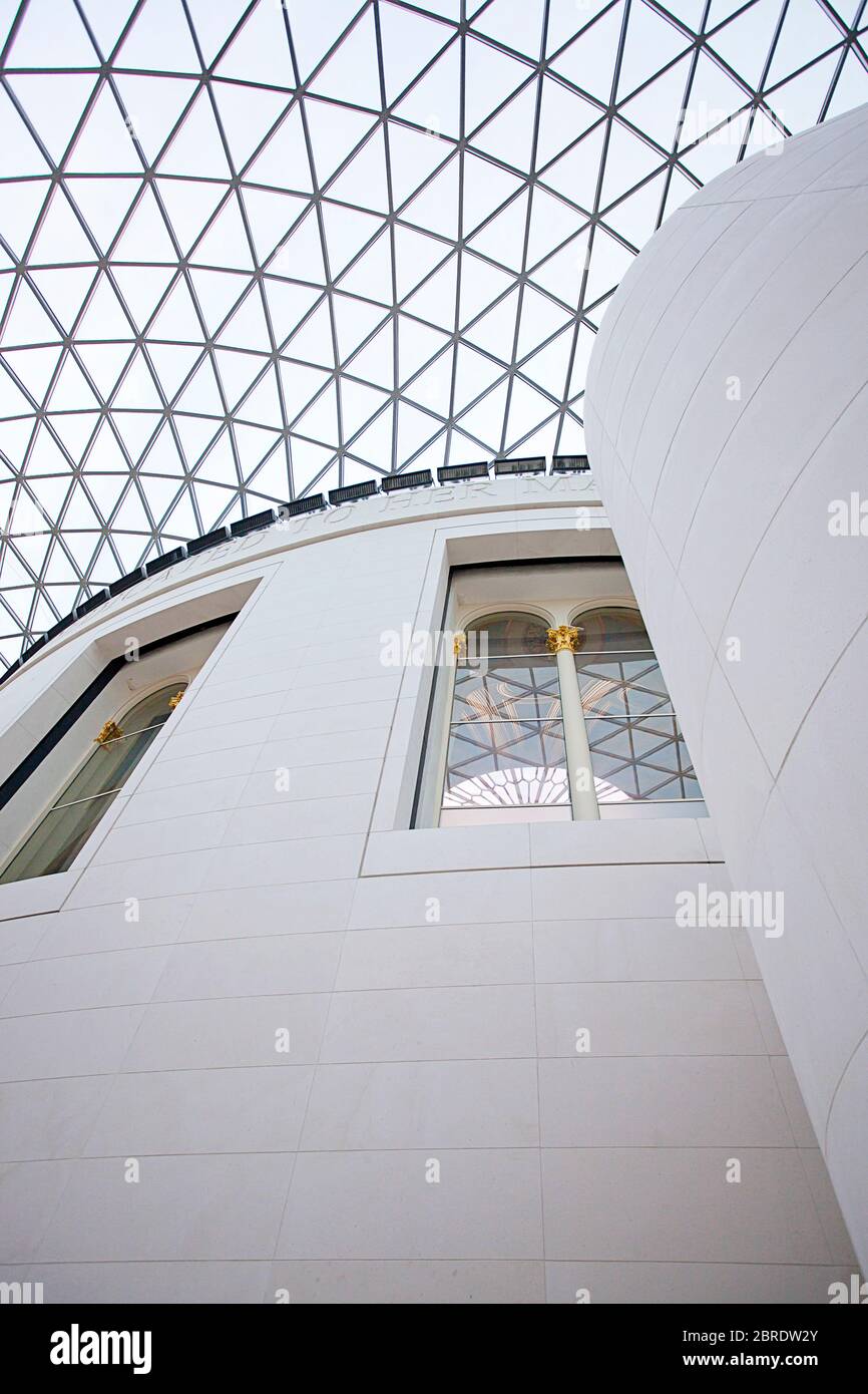 Exquisite interior of The British Museum Stock Photo