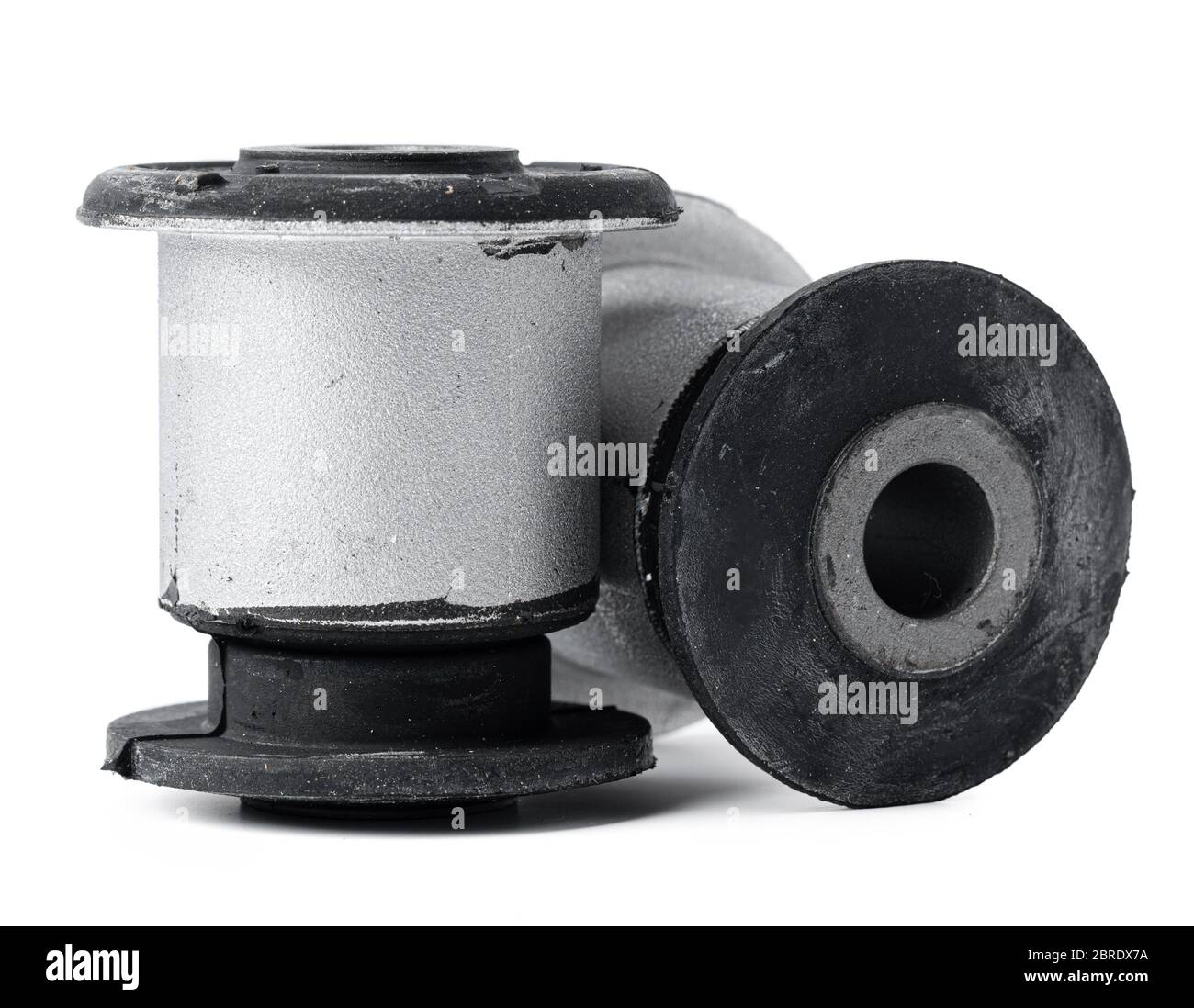 Car part. Silent blocks isolated on white Stock Photo Alamy