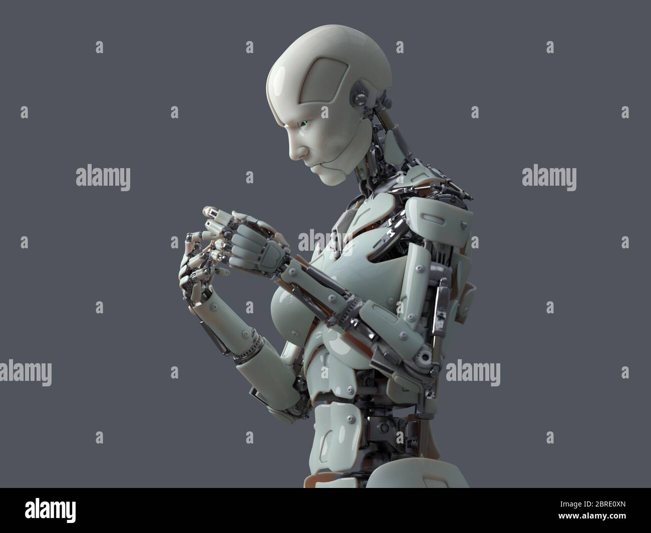 communication of the robot with people Stock Photo - Alamy