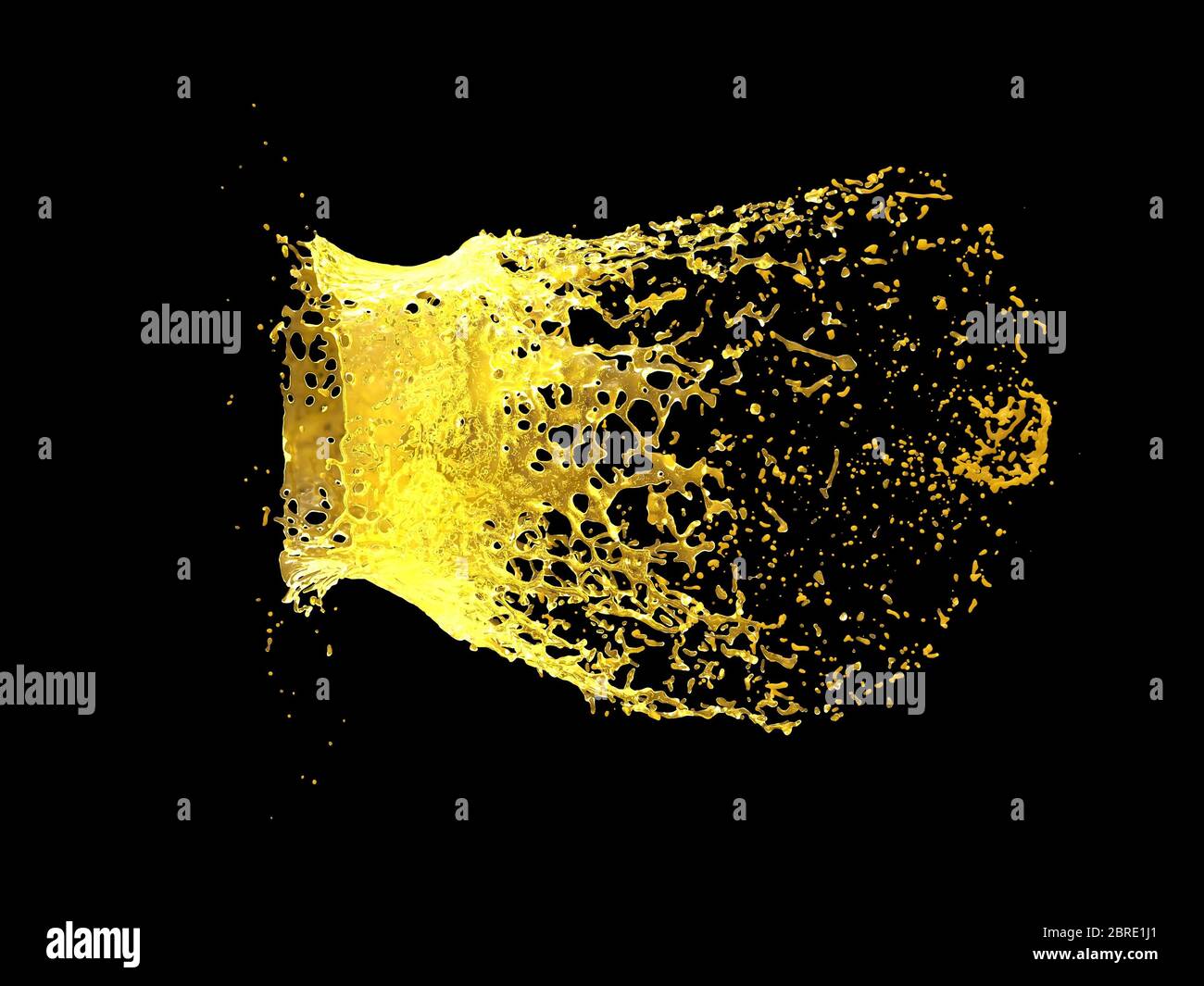 juice explosion on black background Stock Photo Alamy