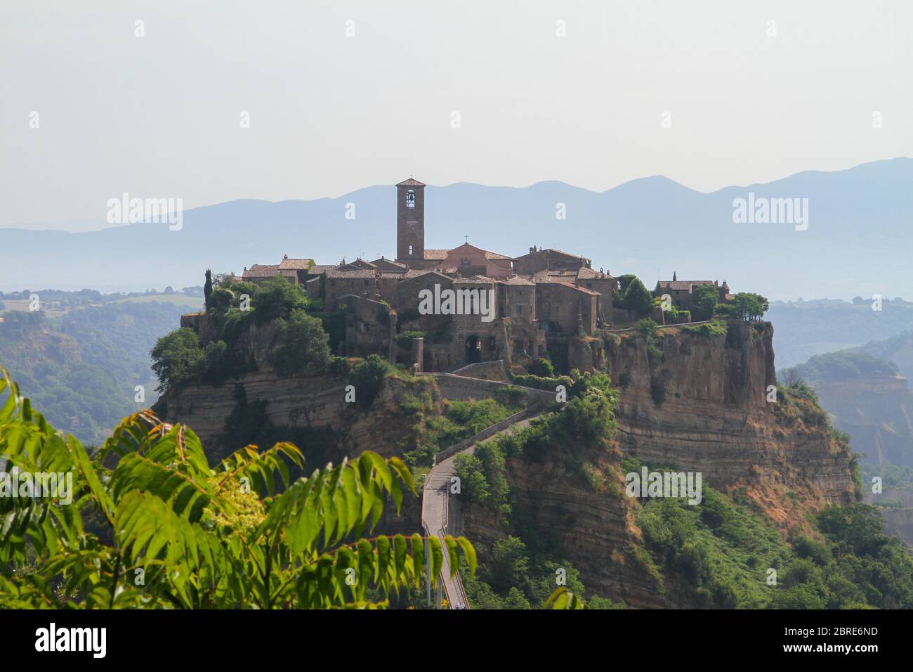 village of Bagnoregio isolated village that can not be reached by car ...