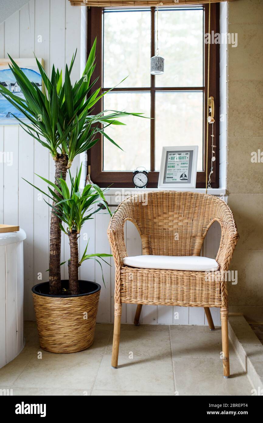 Wicker bathroom chair deals