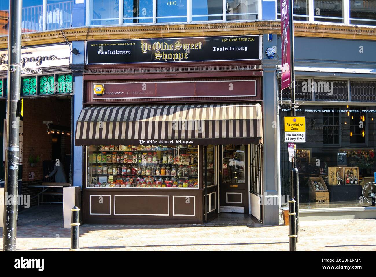 Traditional sweet shop in Leicester Stock Photo Alamy