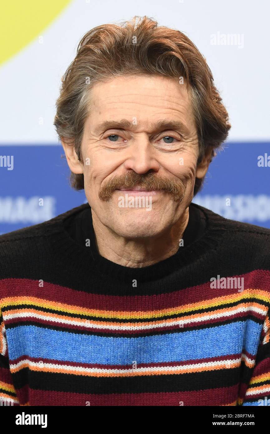Willem Dafoe attends the press conference for Siberia during the 70th Berlin Film Festival at the Grand Hyatt Hotel in Berlin. © Paul Treadway Stock Photo