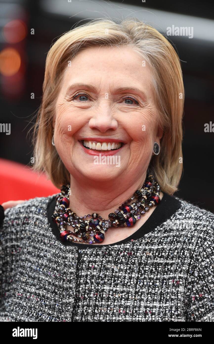 Hillary Rodham Clinton attends the screening of 'Hillary' during the 70th Berlin International Film Festival. 24th February 2020 © Paul Treadway Stock Photo