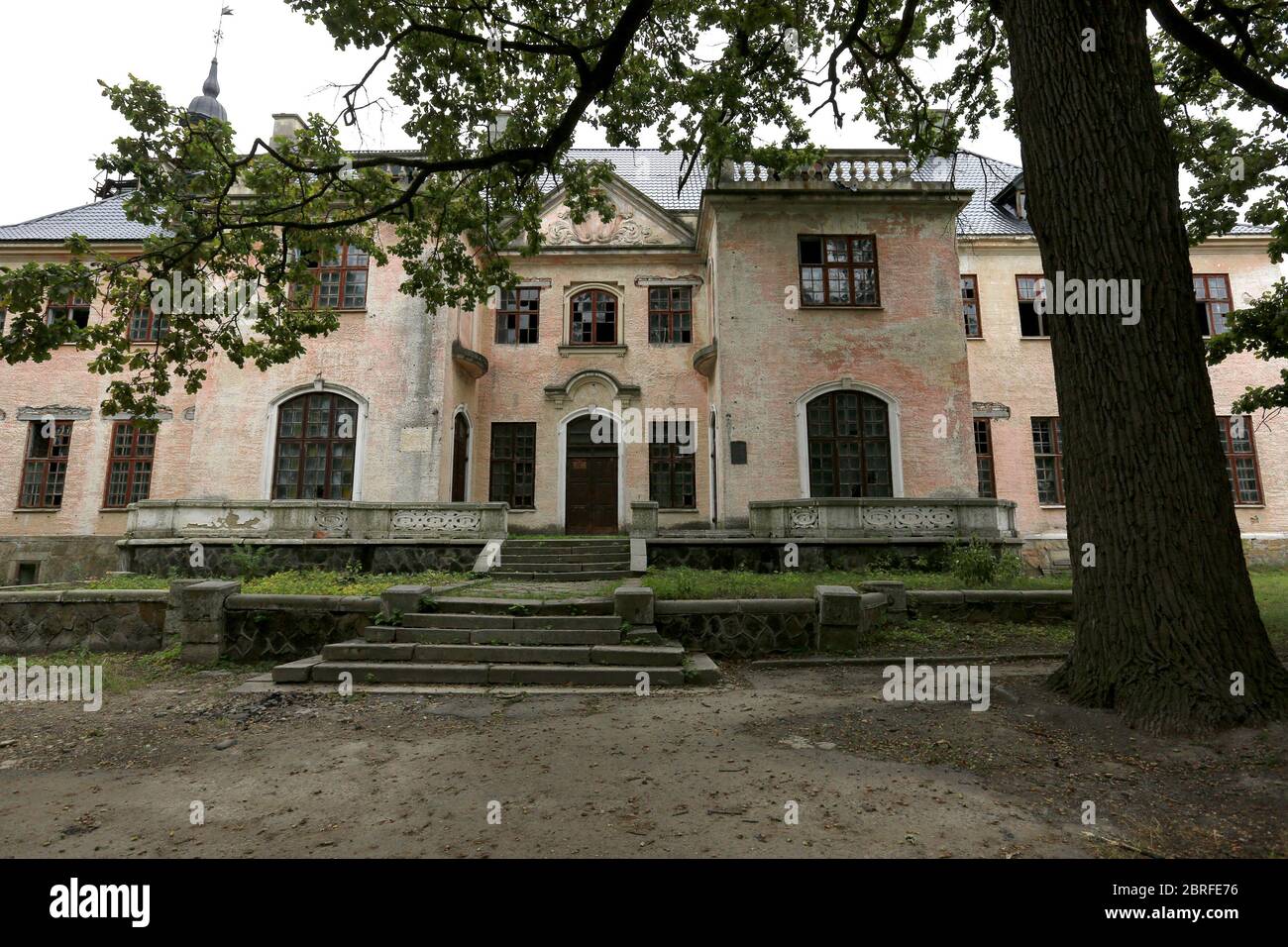 Old hunting palace of Count Shuvalov in Talne village, Ukraine Stock Photo